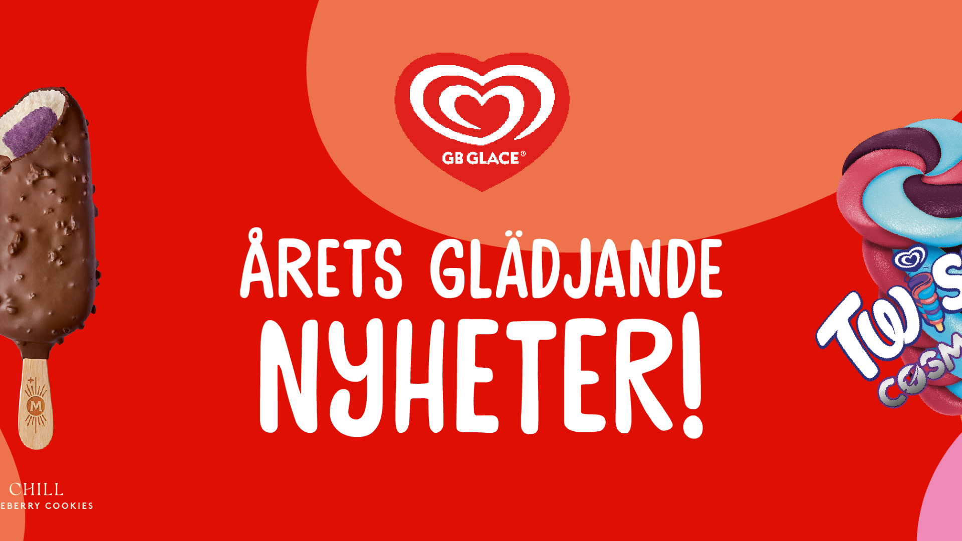 Årets nyheter från GB Glace är här! Unilever
